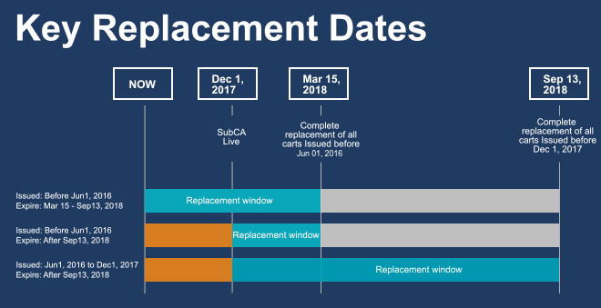 Replacement Dates