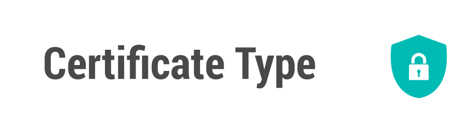 SSL Certificates Type Header Image